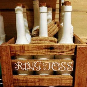 Wedding party ring toss set